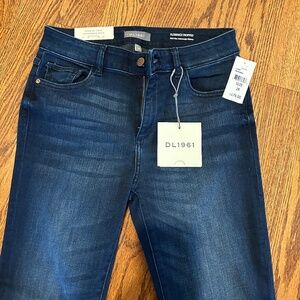 DL 1961-  Florence Cropped Mid Rise Instasculpt Skinny Jean/ Size: 28